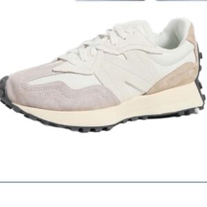 NB Women's Stylish Sneakers in Cream and Tan